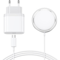 Комплект зарядки для iPhone беспроводная зарядка и блок питания 20W MagSafe Charger для iPhone Комплект зарядки для iPhone беспроводная зарядка и блок питания 20W MagSafe Charger для iPhone
