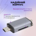 USB хаб переходник для ноутбука, телефона Micro USB OTG Type C to SDHC Micro SD TF USB 3в1 Pavlysh UH31