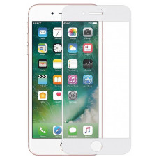 Защитное стекло на iPhone 6/6s/7/8/SE 2020/6 Plus/6s Plus/7 Plus/8 Plus 5D с рамкой Белое