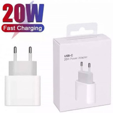 Быстрая зарядка блок Type-C 20W Fast Charging для Apple iPhone USB-C Power Adapter Быстрая зарядка блок Type-C 20W Fast Charging для Apple iPhone USB-C Power Adapter