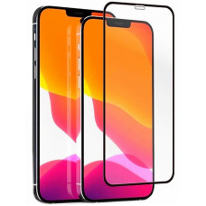 Защитное стекло на весь экран для iPhone 12 Pro Max Full Cover 10D с рамкой Черное