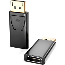 Переходник адаптер DisplayPort DP на HDMI 4К/2K Черный 