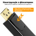 Переходник адаптер DisplayPort DP на HDMI 4К/2K Черный 