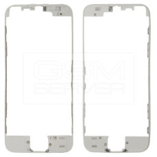 Передняя панель корпуса (рамка дисплея) для iPhone 5S (White)